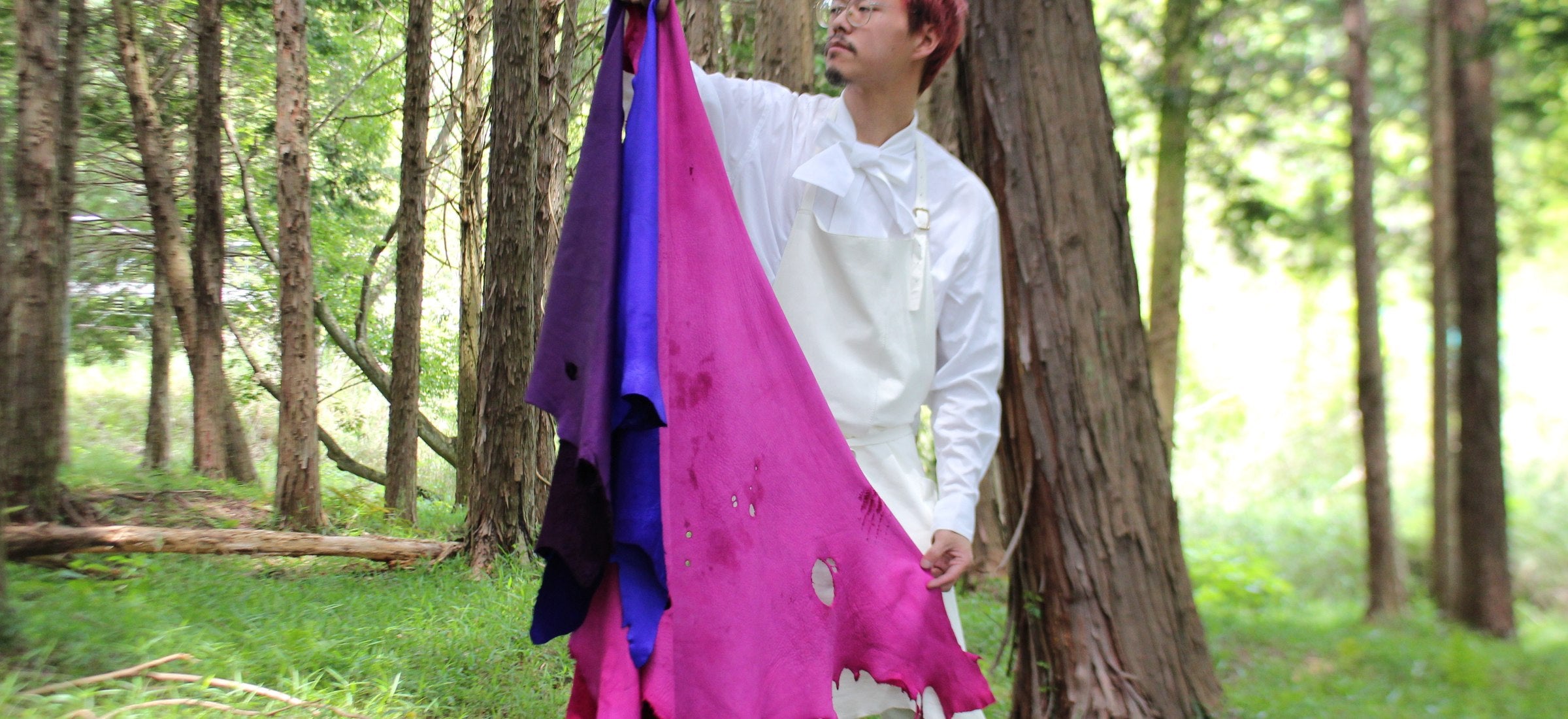 自然と、原色の、衝撃。